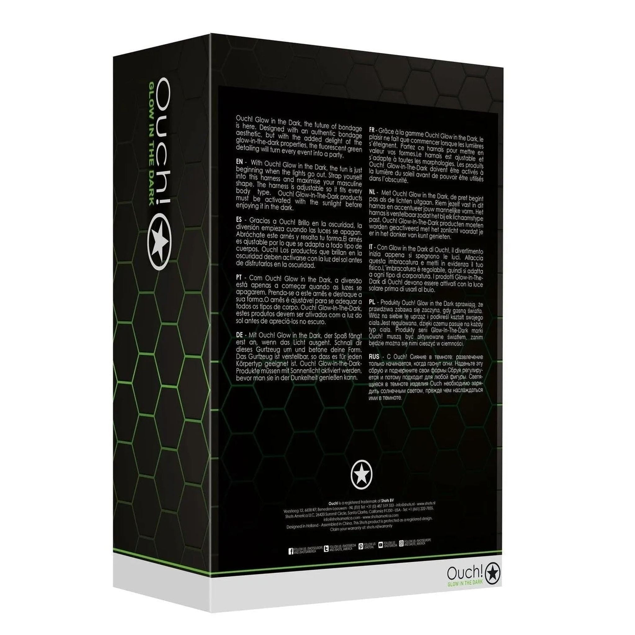 Bulldog Harness Fluorescente