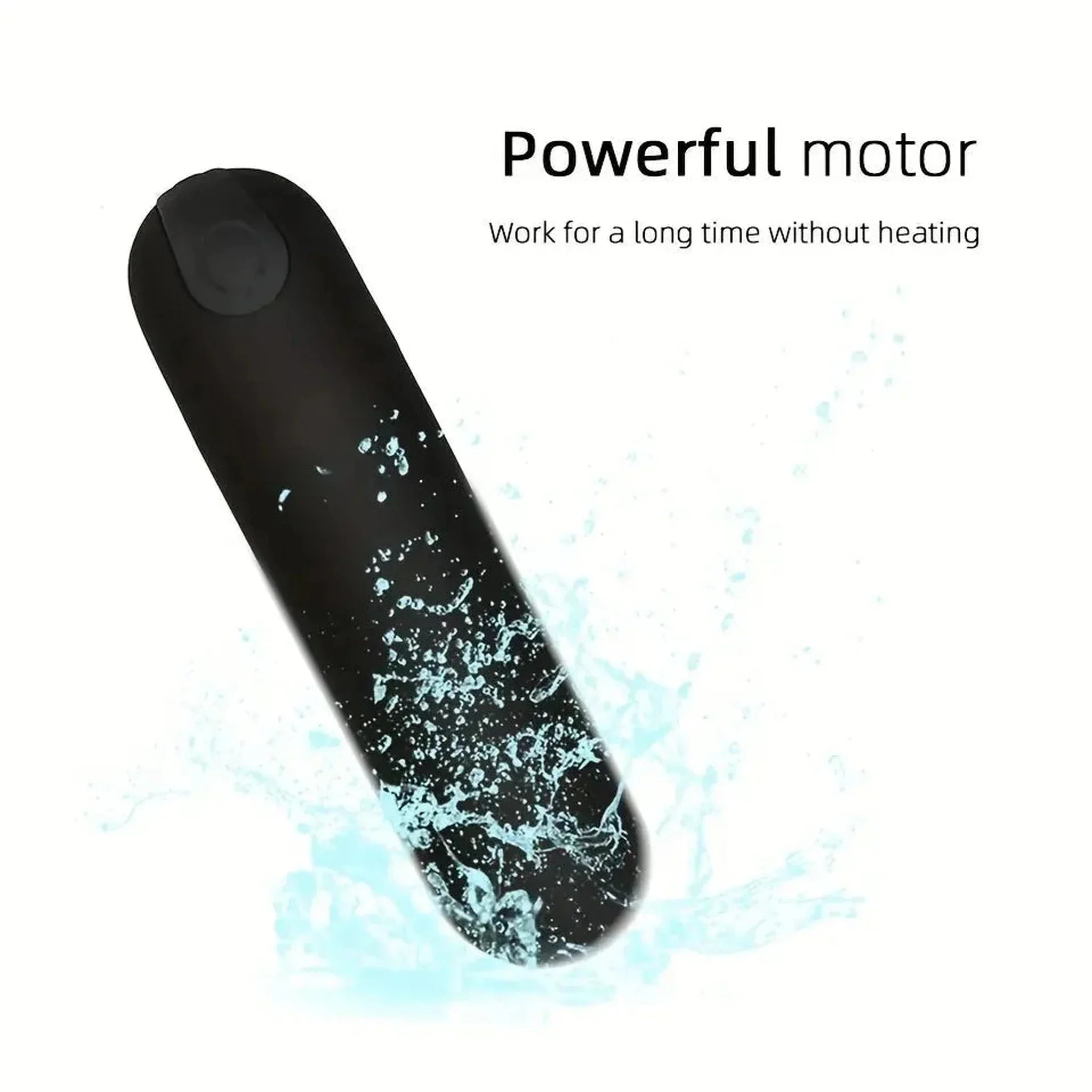 Bullet Ultra Potente 10 modalità di vibrazione Nero