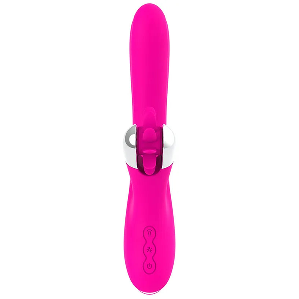 Bunny Funny Vibratiore Rabbit Con Ruota di Lingue Clitoridee