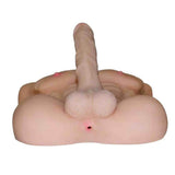 Busto Uomo Iper Realistico con dildo di 21 cm Ø 4 cm