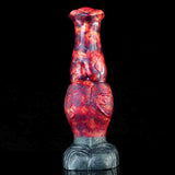 Dildo Caesar silicone effetto lava apertura floreale base foglia