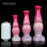 Set dildo Caesar silicone rosa marbled taglie S M L confronto