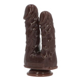 Caino & Abele Dildo Doppio Con Ventosa