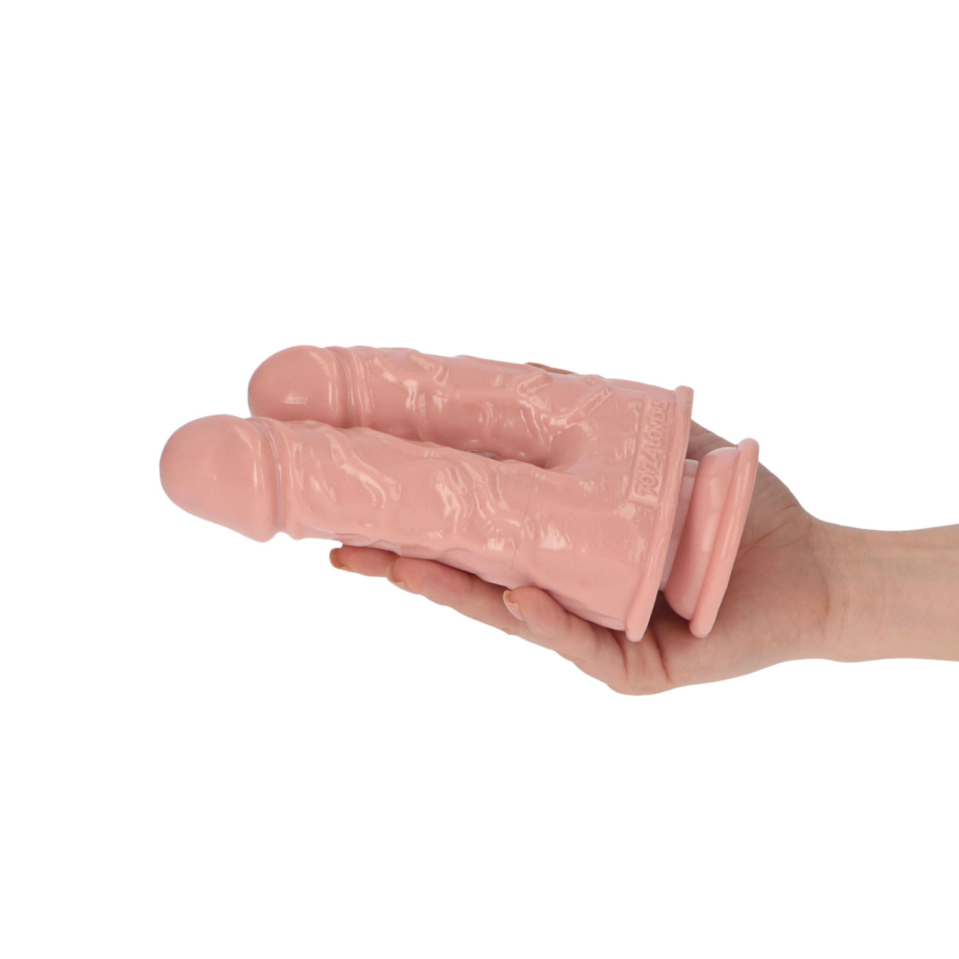 Caino & Abele Dildo Doppio Con Ventosa