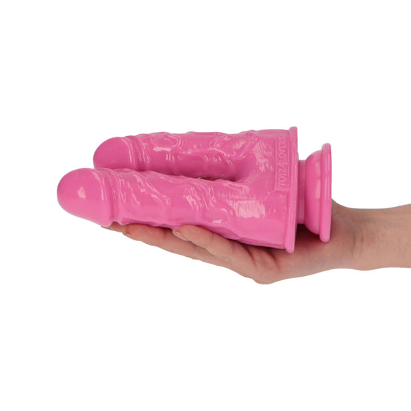 Caino & Abele Dildo Doppio Con Ventosa