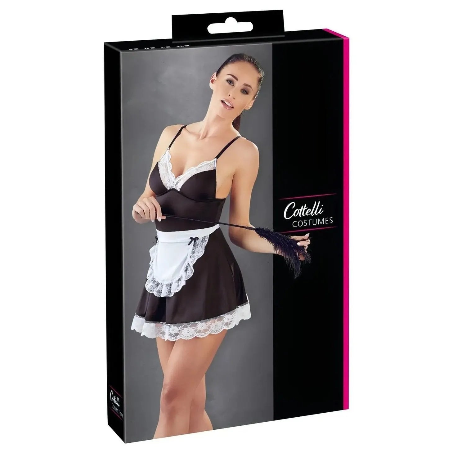 Cameriera Sexy Vestitino con grembiule in pizzo coordinato - Taglia M