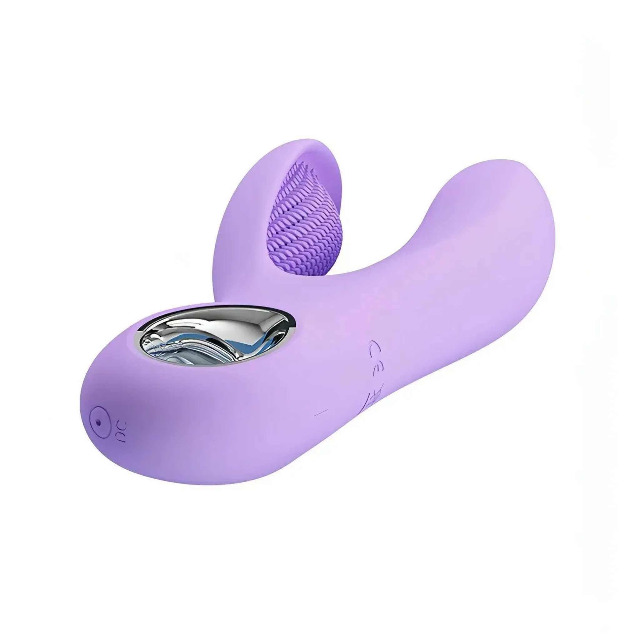 Canrol Vibratore Rabbit in Silicone con 7 modalità di vibrazione