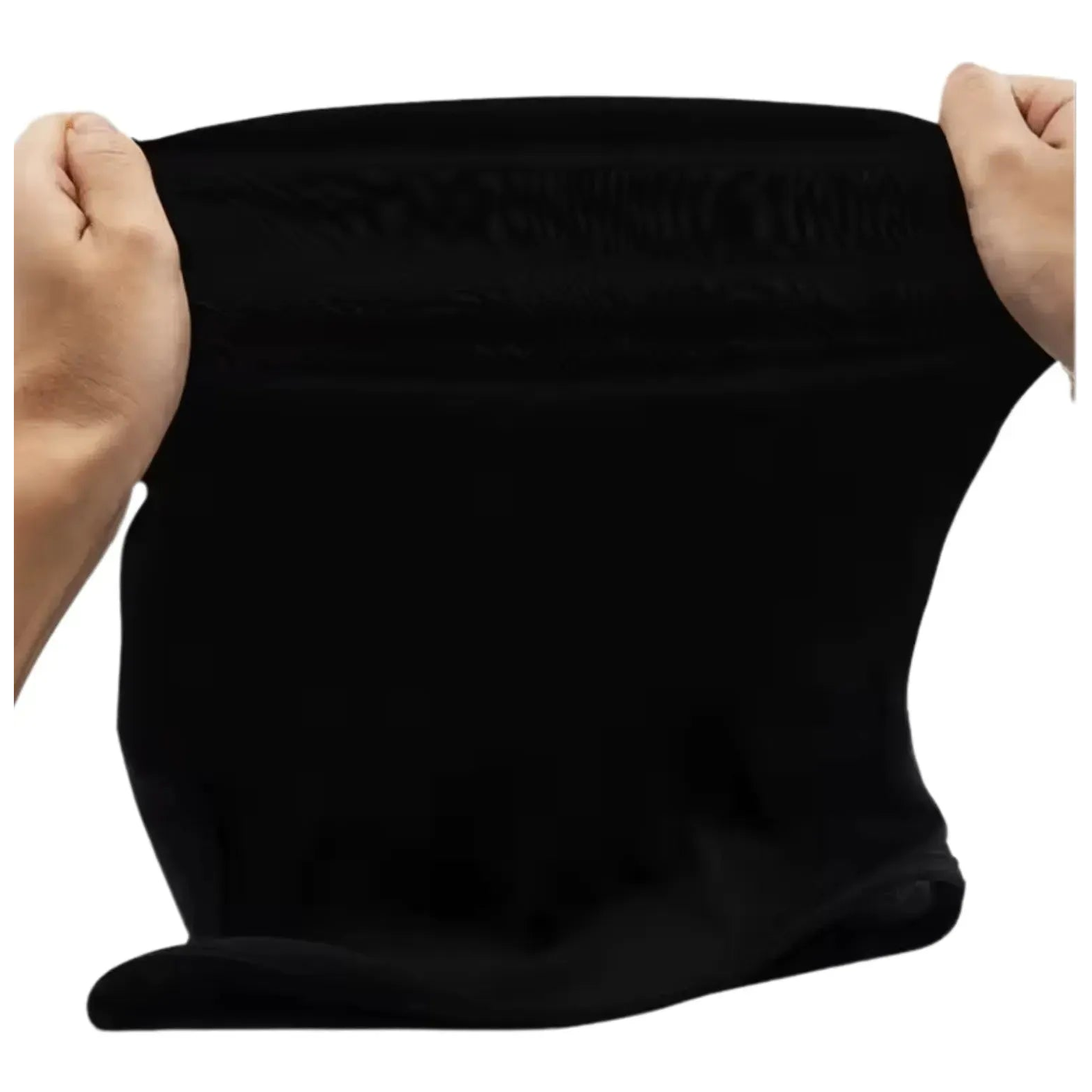 Cappuccio Total Black See Trough