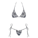 Carribella Bikini Zebra by Obsessive