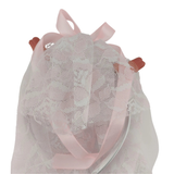 Cerchietto e velo Bianco/Rosa con 2 pisellini