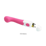 Vibratore rosa vano batterie aperto per due pile AAA incluse