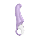 Vibratore Satisfyer Charming Smile lilla impugnatura ergonomica superficie opaca