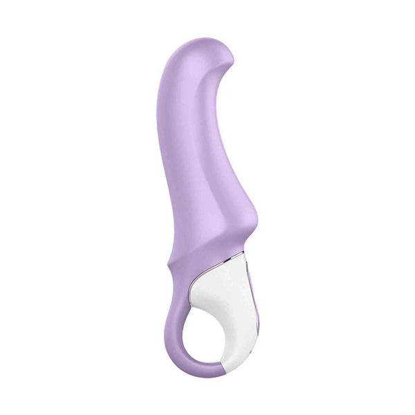 Vibratore Satisfyer Charming Smile lilla impugnatura ergonomica superficie opaca