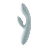 Profilo vibratore rabbit Chika grigio turchese finitura opaca
