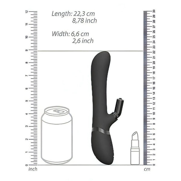 Chou Vibratore Rabbit con 4 testine intercambiabili