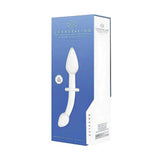 Confezione regalo dildo analo Chrystalino Doubler in vetro soffiato a mano