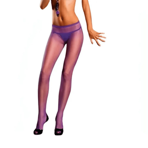 Collant A Rete Viola