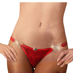 Completino 2 pezzi rosso/trasparente
