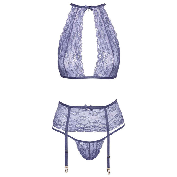 Completino Sexy 3 Pezzi Lavanda