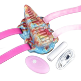 Toy Cosmo tentacolo mostro silicone con quattro fasce pelle sintetica e accessori ricarica