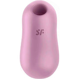 Cotton Candy Double Aire Pulse Vibrator - Light Red