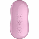 Cotton Candy Double Aire Pulse Vibrator - Light Red