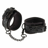 Coutre Cuffs - Polsiere regolabie nero lucido