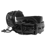 Coutre Cuffs - Polsiere regolabie nero lucido