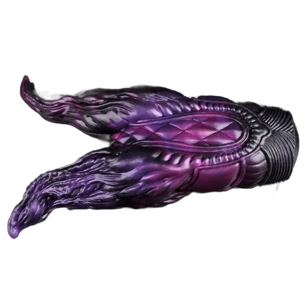 Dagon silicone masturbazione viola scuro forma tentacolo superficie liscia