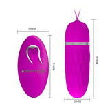 Dawn, ovetto vibrante wireless - Viola, silicone