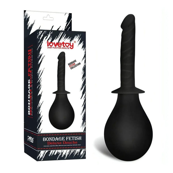 Doccetta intima nera Bondage Fetish con confezione originale