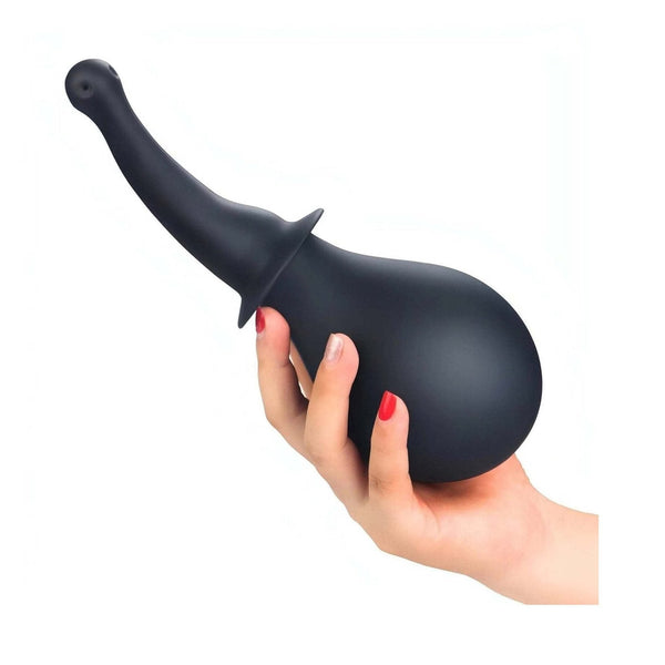 Deluxe Douche - Doccetta intima con dildo in silicone - Nero