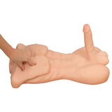 Deluxe Torso Uomo Muscoloso Super Realistico con dildo 52 x 34 cm
