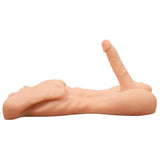 Deluxe Torso Uomo Muscoloso Super Realistico con dildo 52 x 34 cm