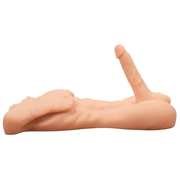 Deluxe Torso Uomo Muscoloso Super Realistico con dildo 52 x 34 cm
