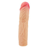 Profilo guaina allungamento pene Derek rughe realistiche materiale flessibile