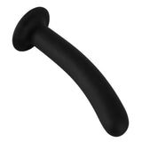 Angolazione diagonale dildo anale nero in silicone
