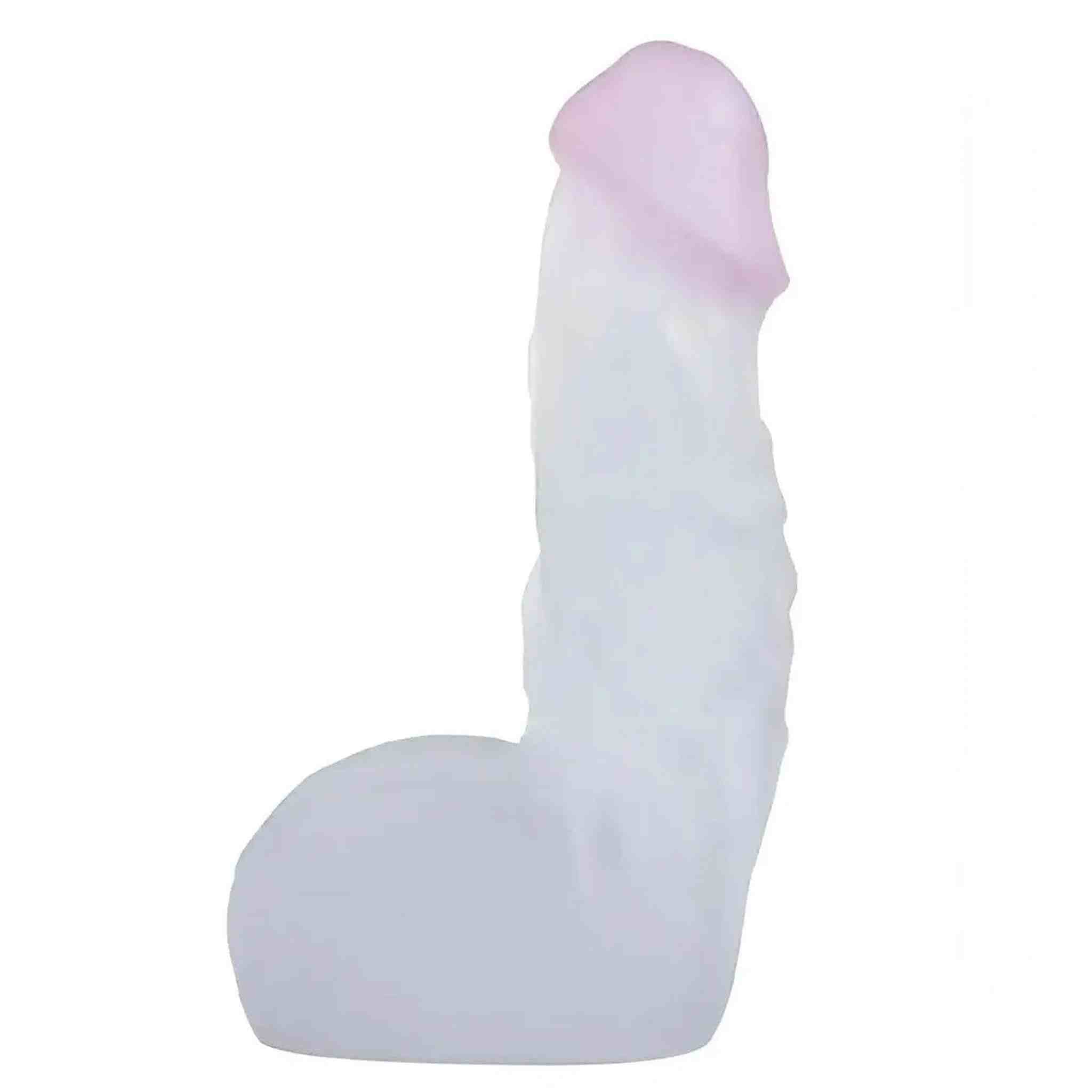 Dildo Bombato Trasparente 19 cm