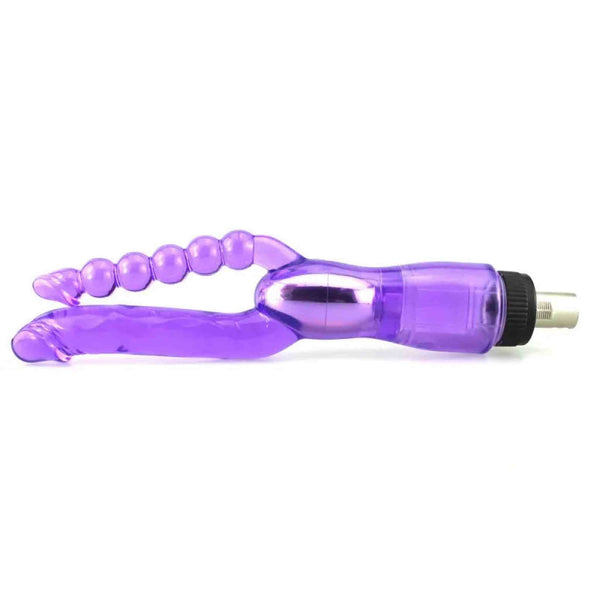 Dildo Doppio Anale/Vagine per aggancio a Love Machine