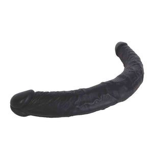 Dildo Doppio Nero Lungo 30 cm Ø 2.5/3 cm