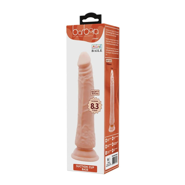 Confezione scatola dildo Baile SOFT SKIN TPR con ventosa