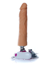 Dildo Realistico con Ventosa Reclinabile