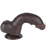 Dildo Scappellabile Nero 8″