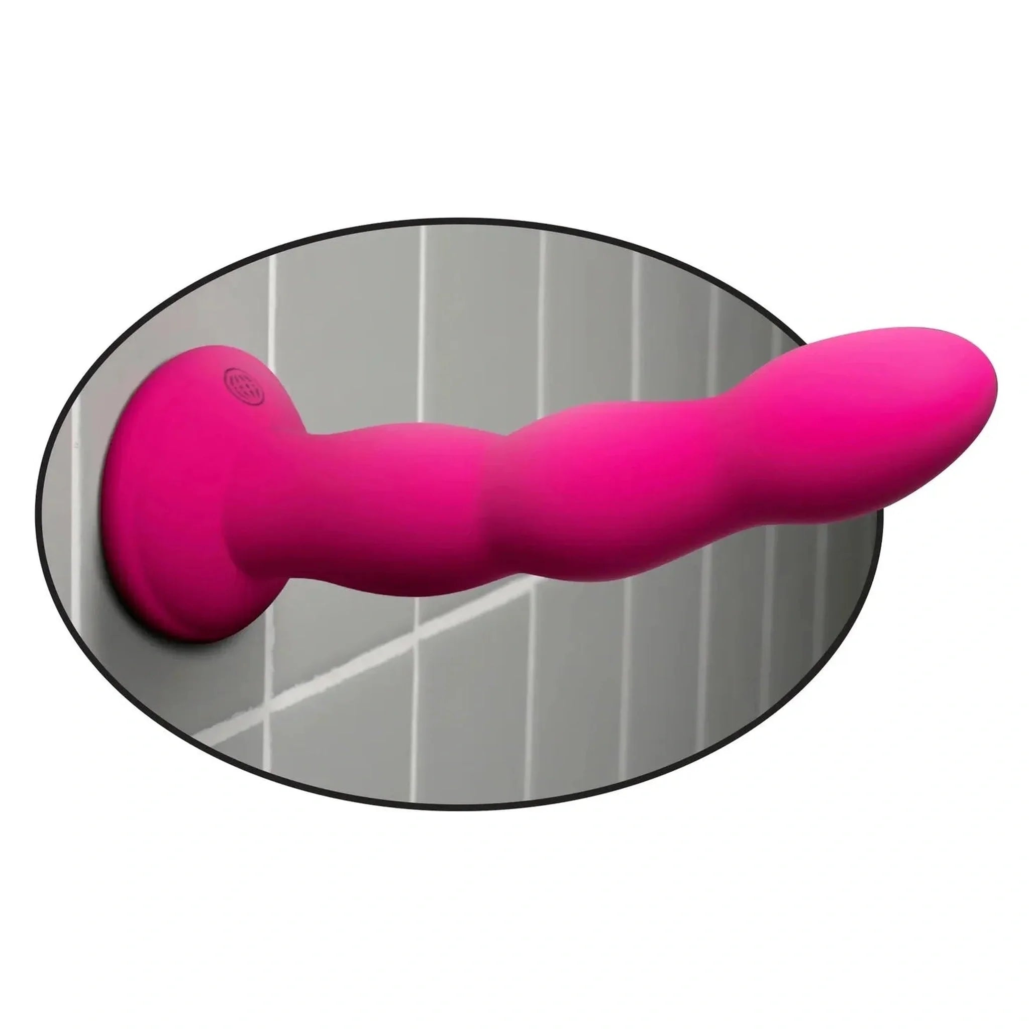 Dildo in silicone con ventosa 6″ - Viola