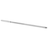 Dip Stick Ripped sonda uretrale in acciaio inossidabile argento a coste per stimolazione sensibile