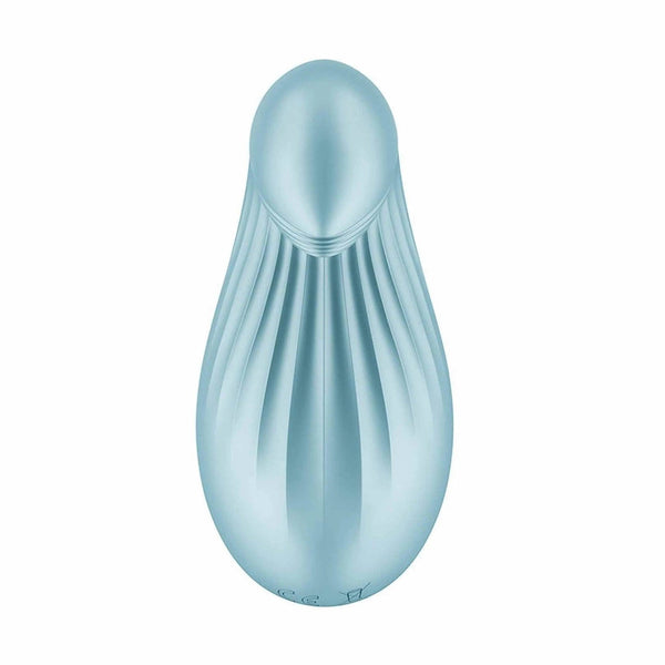 Vibratore Dipping Delight design simmetrico con incisioni verticali