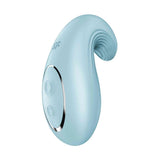 Pulsanti e logo sf. su vibratore lay-on Dipping Delight azzurro