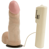 Vibratore realistico Doc Johnson 8 pollici carne con funzione rotazione e controllo intensità