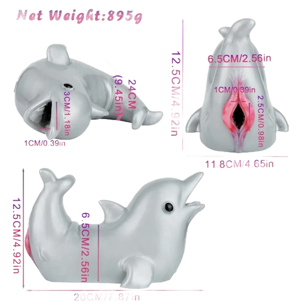 Dolphin shape masturbations for men