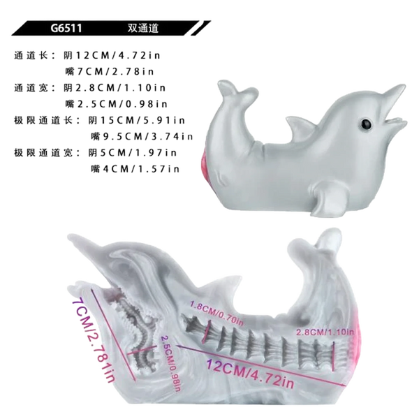 Dolphin shape masturbations for men